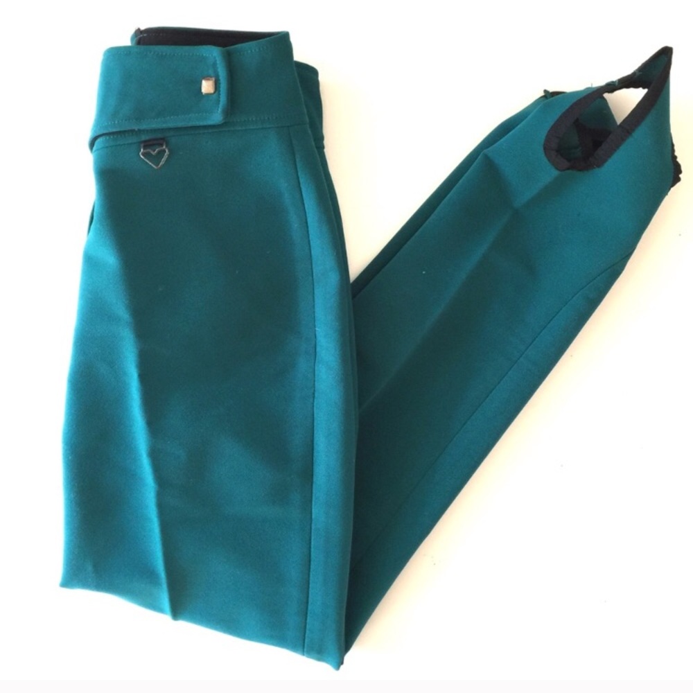 Vintage Teal Ski Snow Pants 6
